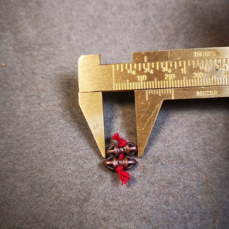 Amulet Pendant,Mini Vajra and Dorje Bell, Mala Accessories - Gandhanra-ART