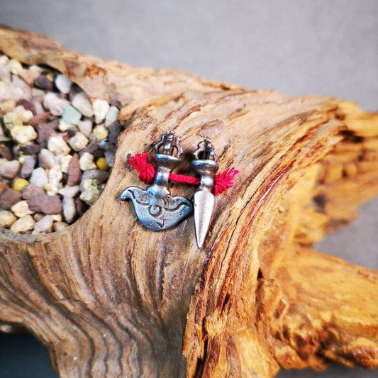 Mala Pendant,Mini Phurba and Kartika - Gandhanra-ART