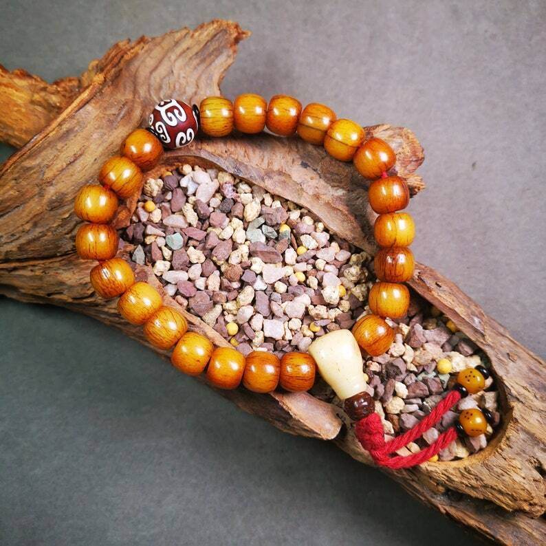 Wrist Mala Bracelet,11mm - Gandhanra-ART