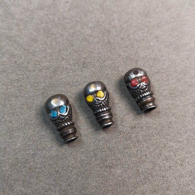 Mala Guru Bead, T-drilled 3-Hole Connector Bead - Gandhanra-ART
