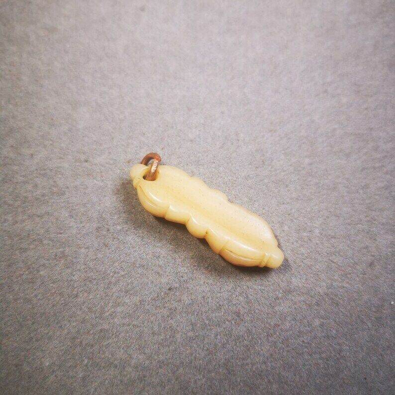 Yak Bone Amulet,Vajra Pendant for Mala,Prayer Beads - Gandhanra-ART
