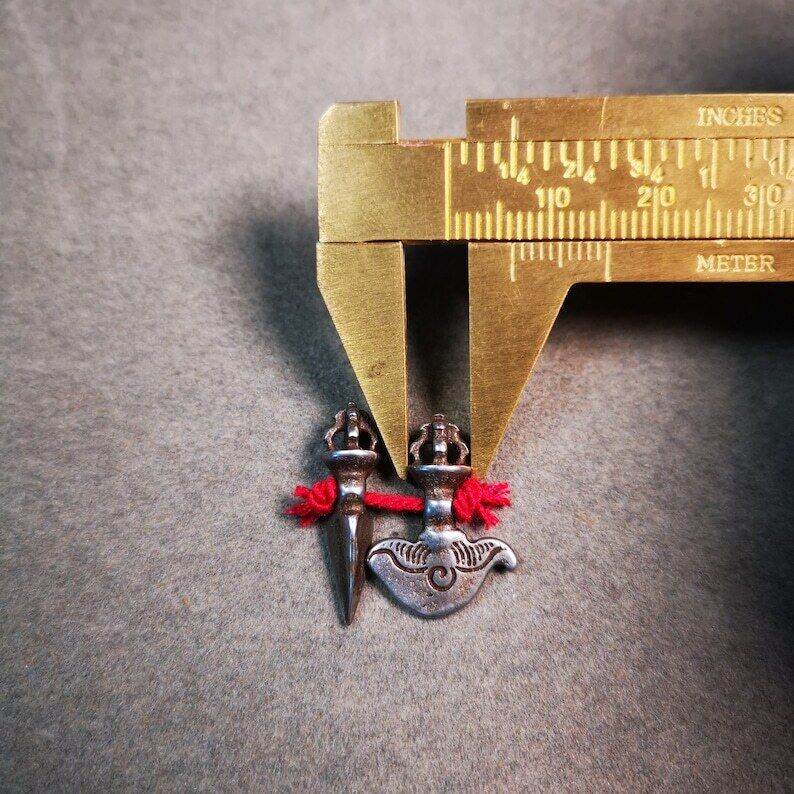 Mala Pendant,Mini Phurba and Kartika - Gandhanra-ART