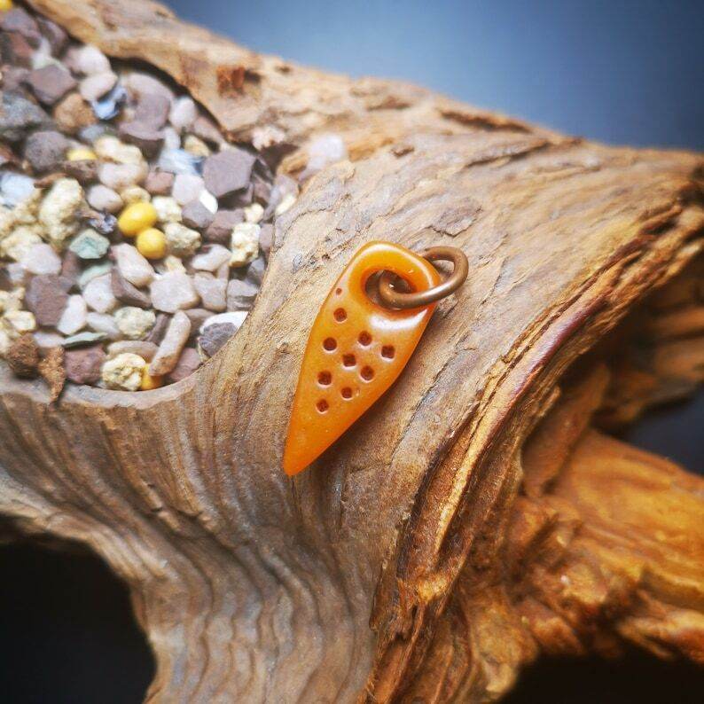 Yak Bone Carved Amulet Kila(Dorje Phurba) - Gandhanra-ART