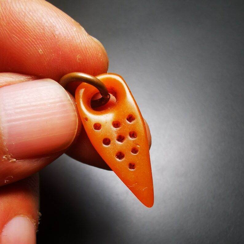 Yak Bone Carved Amulet Kila(Dorje Phurba) - Gandhanra-ART