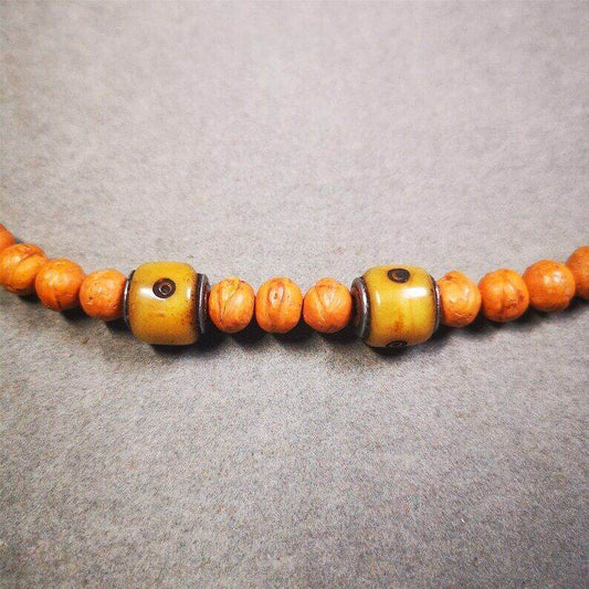 Mala Spacer Bead,Yak Bone Dice Marker Beads for Prayer Bead Necklace - Gandhanra-ART