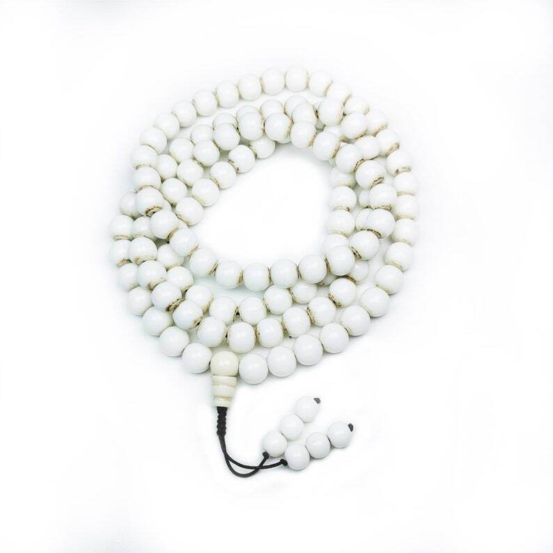 Conch Shell Mala, Prayer Beads - Gandhanra-ART