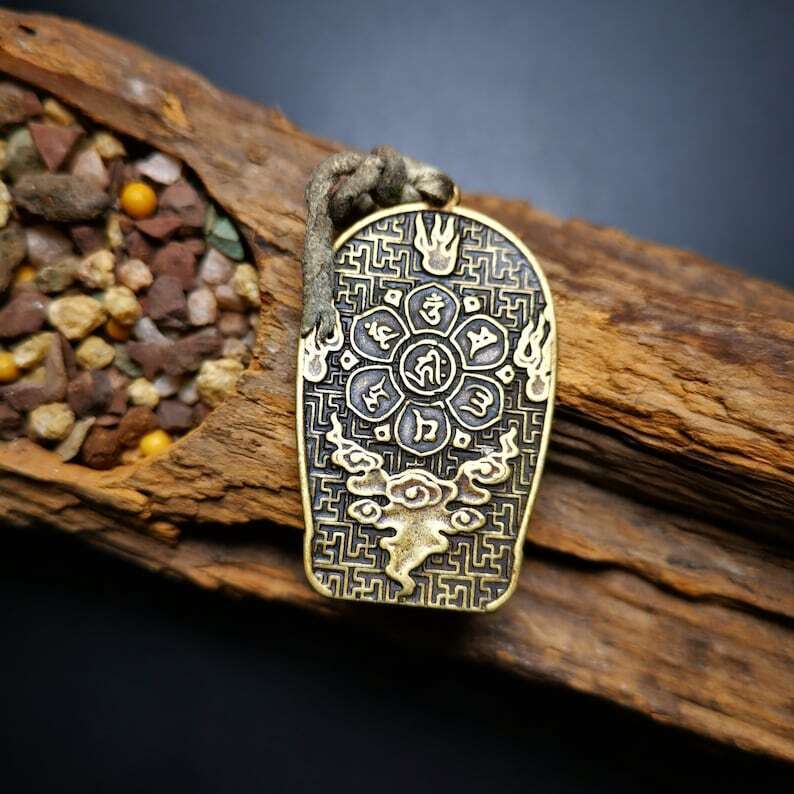Gandhanra Tibetan Buddhist Amulet,Shakyamuni Pendant,Gautama Buddha Pendant