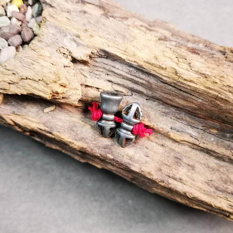 Amulet Pendant,Mini Vajra and Dorje Bell, Mala Accessories - Gandhanra-ART