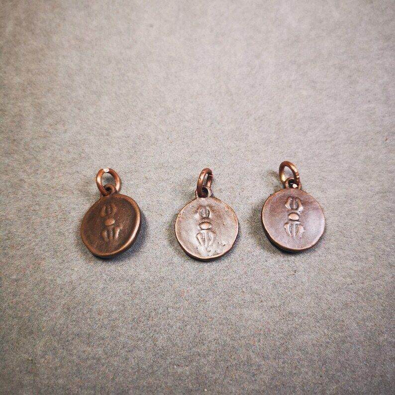 Mala Amulet,Small Shakyamuni,Chenrezig,Jambhala Pendant for Prayer Beads - Gandhanra-ART