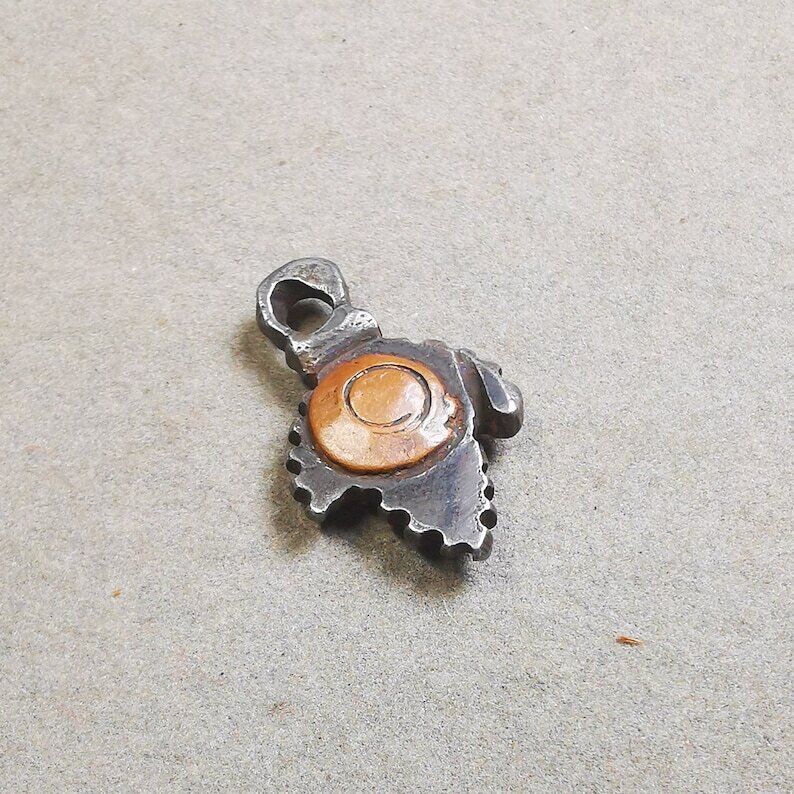 Mala Amulet,Mani Jewel Pendant,1.0" × 0.7"