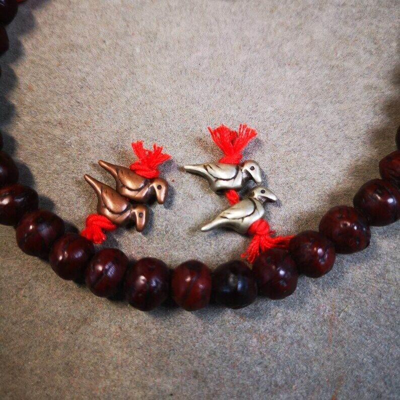 Amulet Pendant,Mini Lucky Bird, Mala Prayer Beads Accessories - Gandhanra-ART