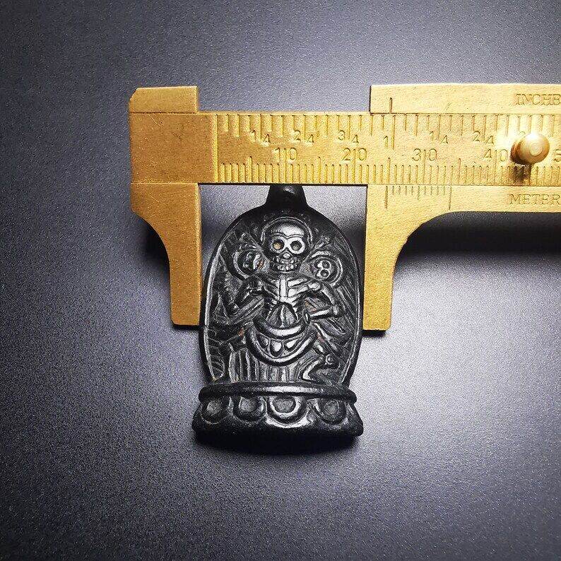 Amulet,Masters of Sitavana Skull,Citipati Pendant - Gandhanra-ART