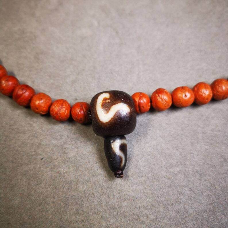 T-drilled 3-Hole Mala Bead - Gandhanra-ART