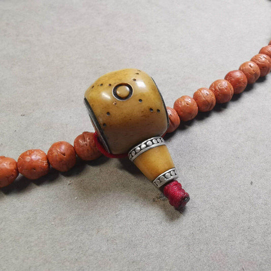 Guru Bead,T-drilled 3-Hole Prayer Bead - Gandhanra-ART