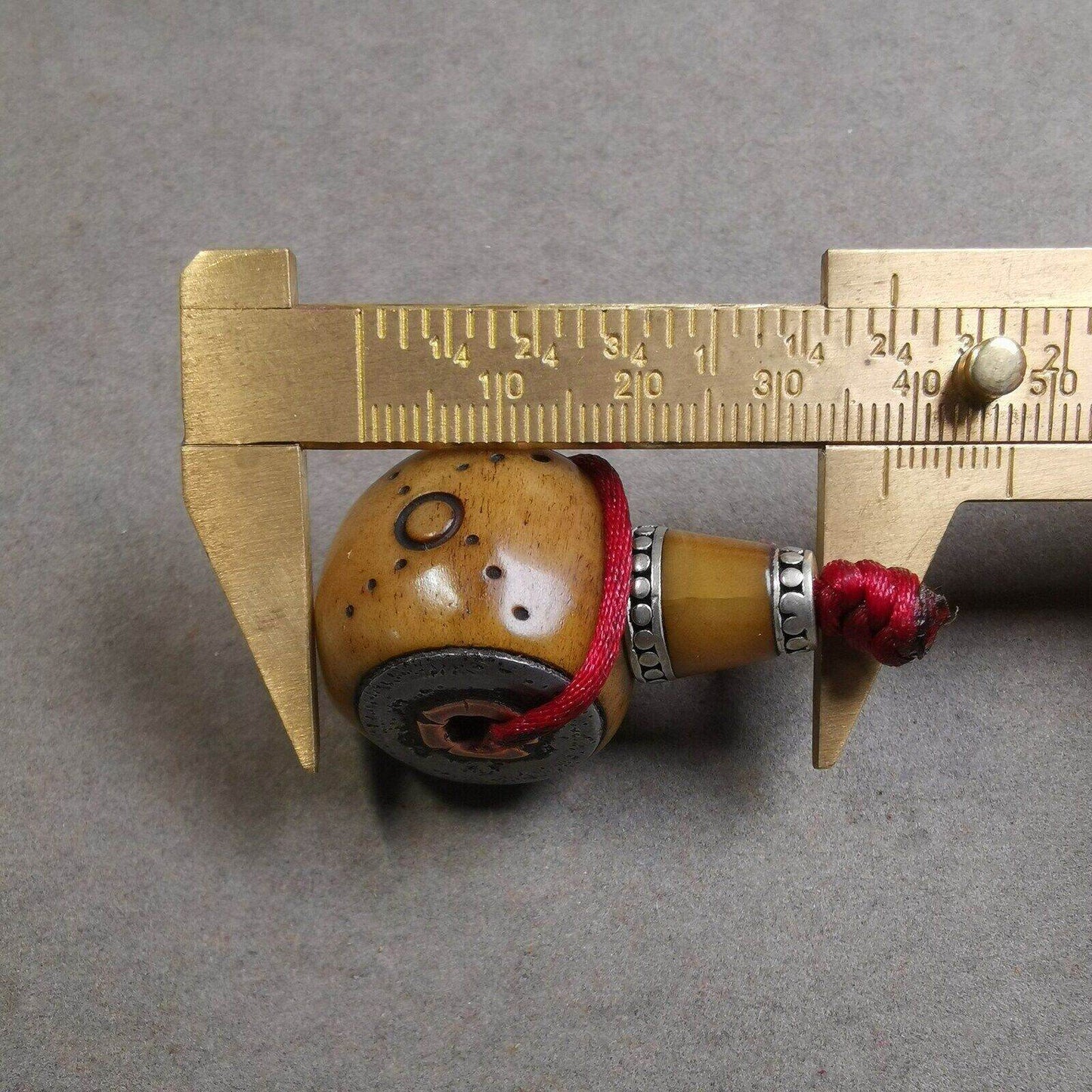 Guru Bead,T-drilled 3-Hole Prayer Bead - Gandhanra-ART