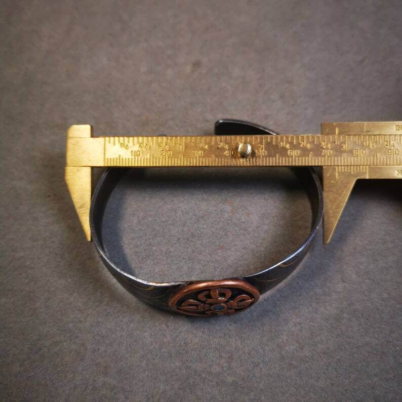 Bangle,Unique Cross Vajra Cuff Bracelet,Protection Jewelry - Gandhanra-ART