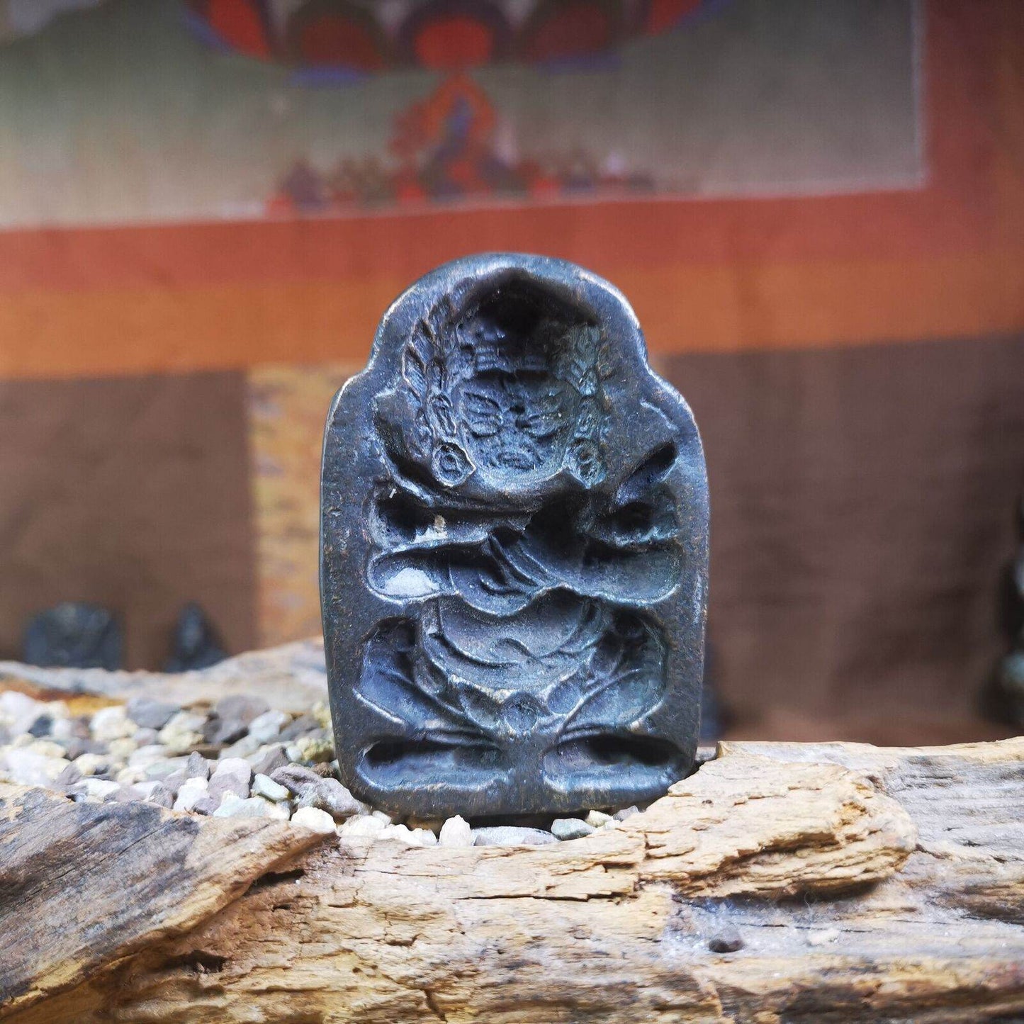 Mahakala Statue Tsa Tsa Mold - Gandhanra-ART