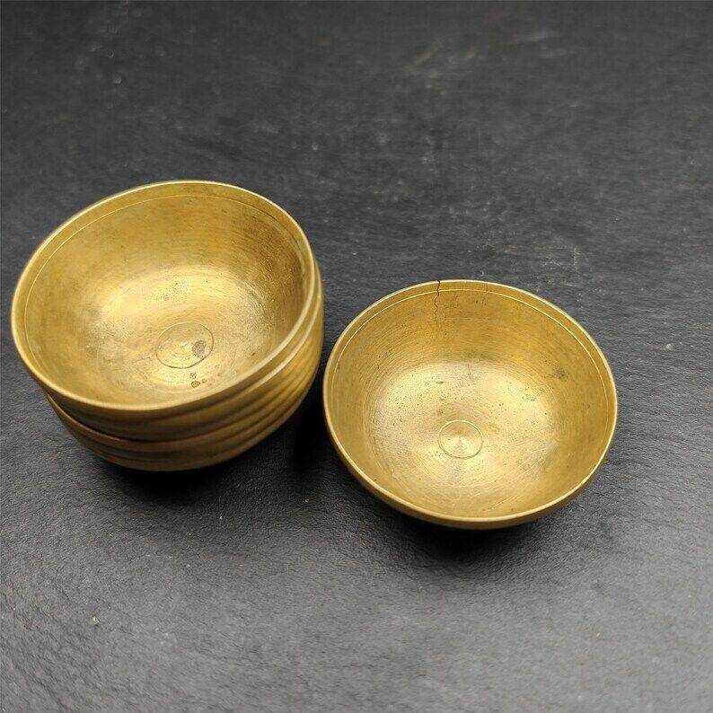 Water Offering Bowls,1 Set of 7 Yonchap Bowls,from Kathok - Gandhanra-ART