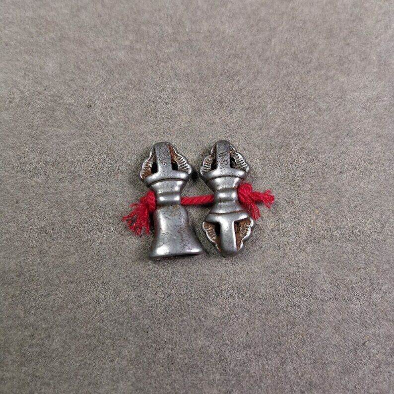 Amulet Pendant,Mini Vajra and Dorje Bell, Mala Accessories - Gandhanra-ART