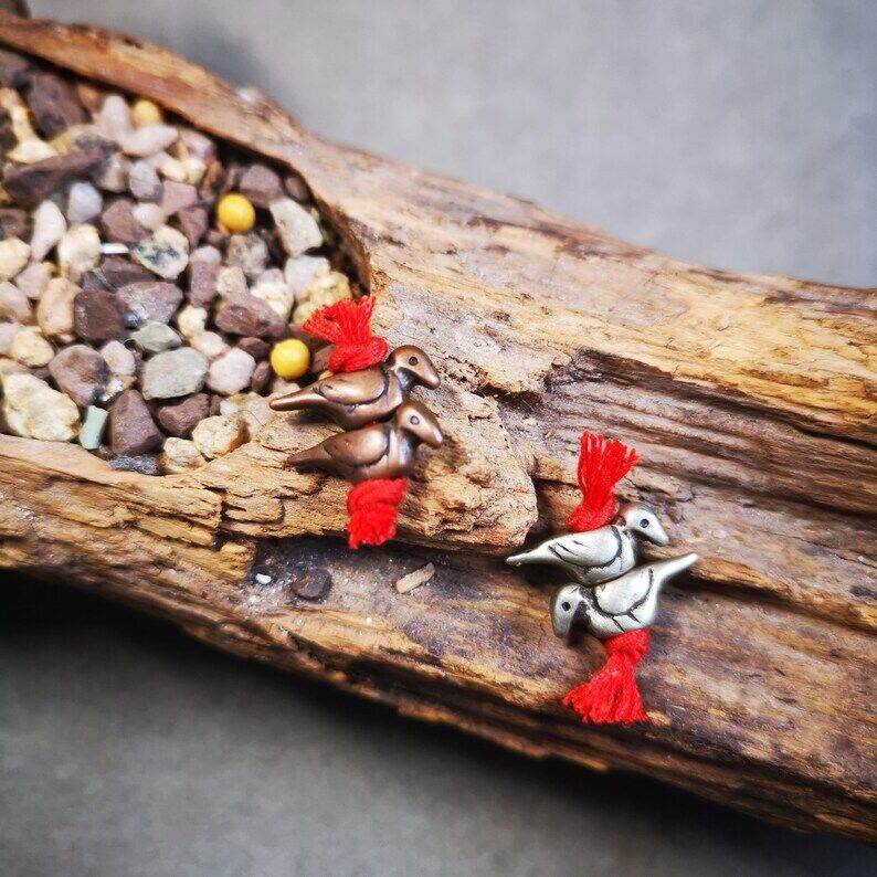 Amulet Pendant,Mini Lucky Bird, Mala Prayer Beads Accessories - Gandhanra-ART