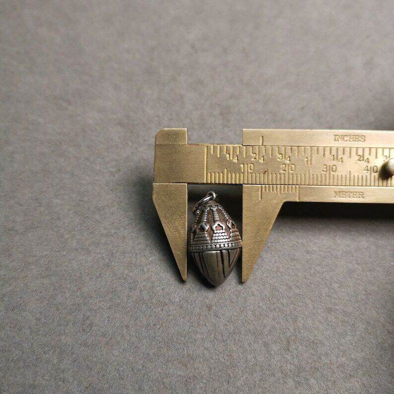 Mala Pendant,Niangla Tsa Tsa Stupa Gau Shrine Amulet - Gandhanra-ART