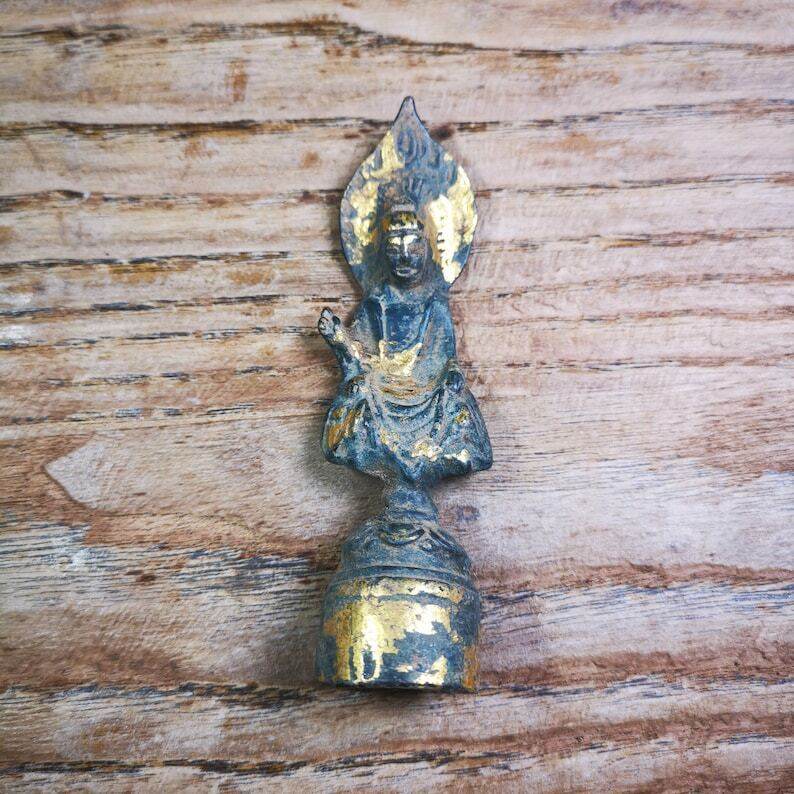 Tibetan Statue,Gilt Avalokitesvara,Padmapani - Gandhanra-ART