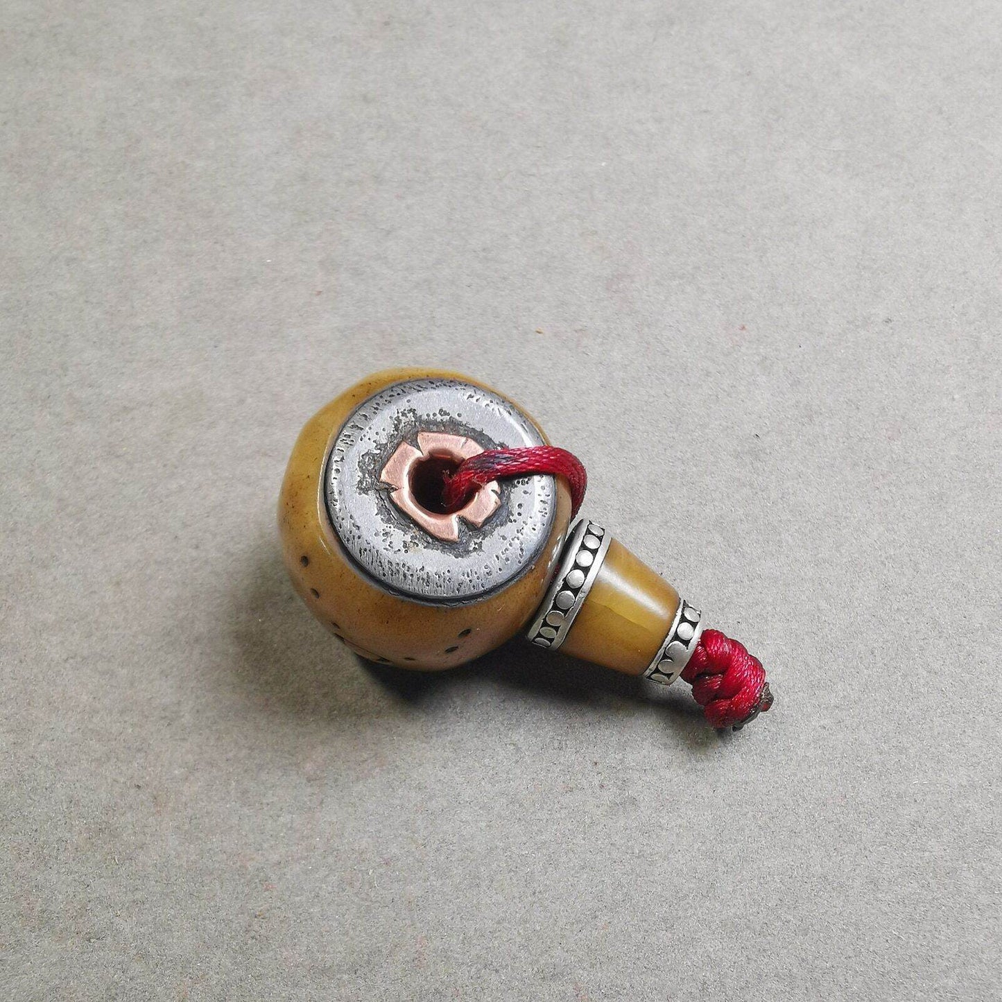 Guru Bead,T-drilled 3-Hole Prayer Bead - Gandhanra-ART