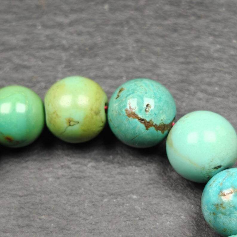 Old Tibetan Turquoise Bracelet Wrist Mala - Gandhanra-ART