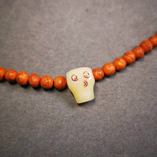 Mala Accessories,Guru Bead, T-drilled 3-Hole Bead for Prayer Bead - Gandhanra-ART