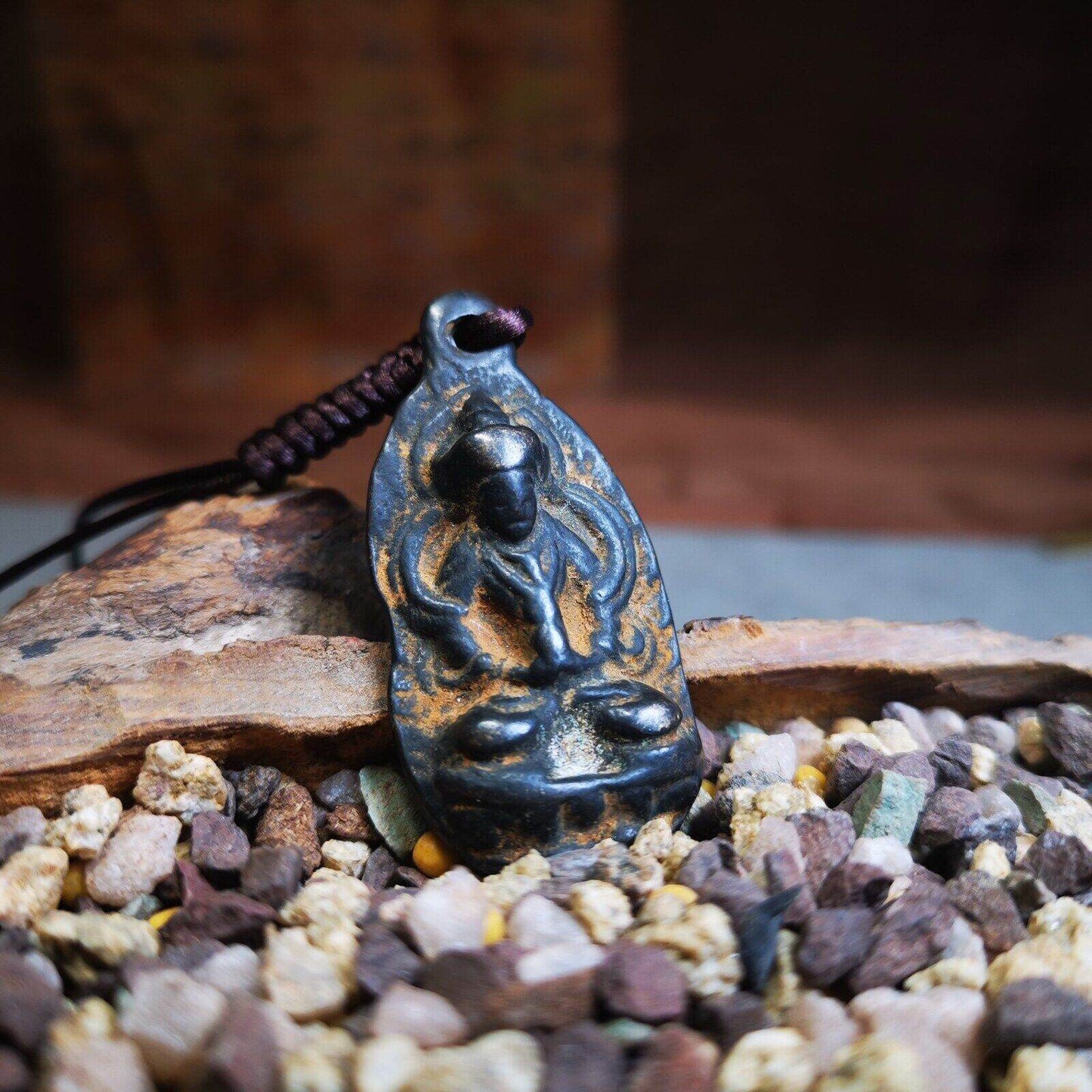 Buddhist Statue Badge,Amitayus,Buddha Of Infinite Life - Gandhanra-ART