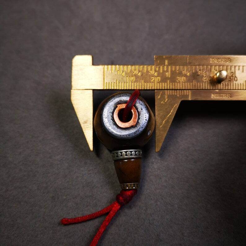 Guru Bead, T-drilled 3-Hole Bead - Gandhanra-ART