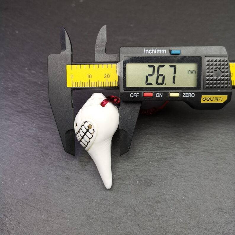 White Conch Shankha 2.2"×1.14" Gandhanra-ART