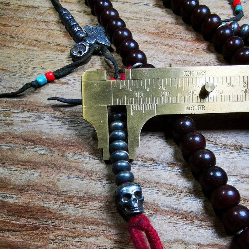 108 10 mm Bodhi-Wurzel-Mala, 89,4 cm