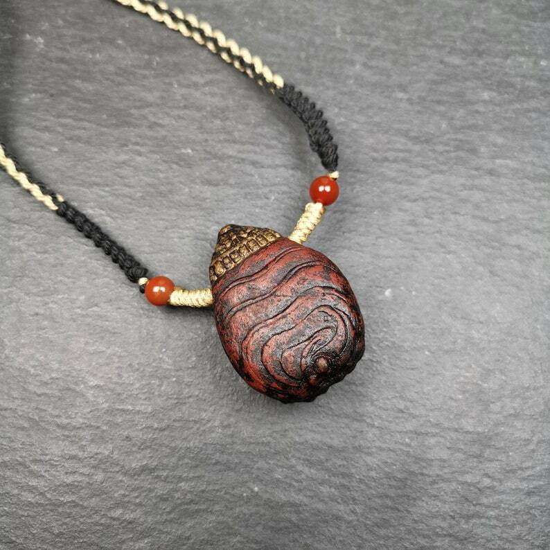 Old Tibetan Tsa Tsa Mold Amulet, Scorpion Guru of Padmasambhava