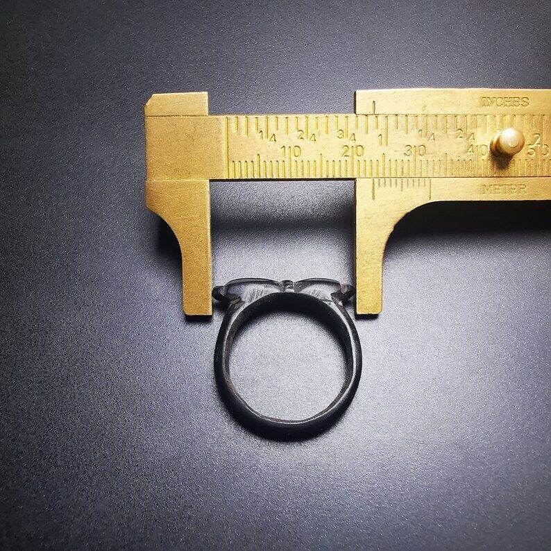 Vajra Ring,Made of Yak Horn,Buddhist Protection Jewelry - Gandhanra-ART