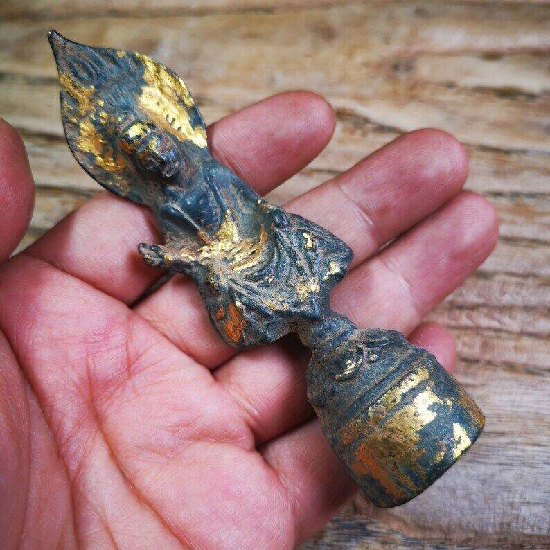 Tibetan Statue,Gilt Avalokitesvara,Padmapani - Gandhanra-ART