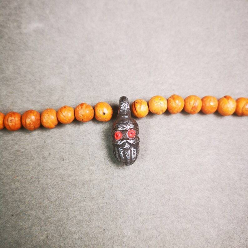 Mala Counter Clip,Skull Bum Counter Clip for Prayer Beads
