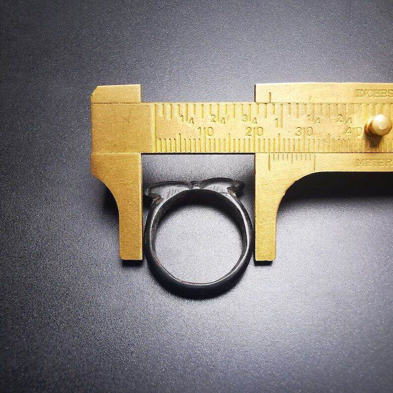 Vajra Ring,Made of Yak Horn,Buddhist Protection Jewelry - Gandhanra-ART