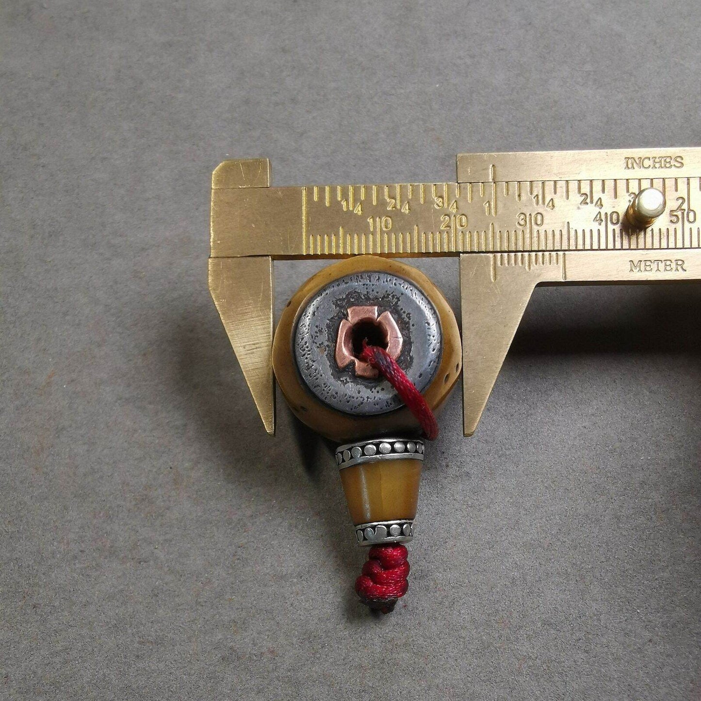 Guru Bead,T-drilled 3-Hole Prayer Bead - Gandhanra-ART