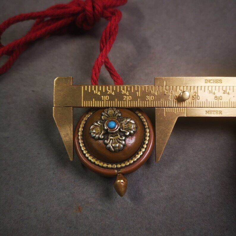Acient Gau Ghau Shrine, Tibetan Buddhist Altar Amulet Pendant - Gandhanra-ART