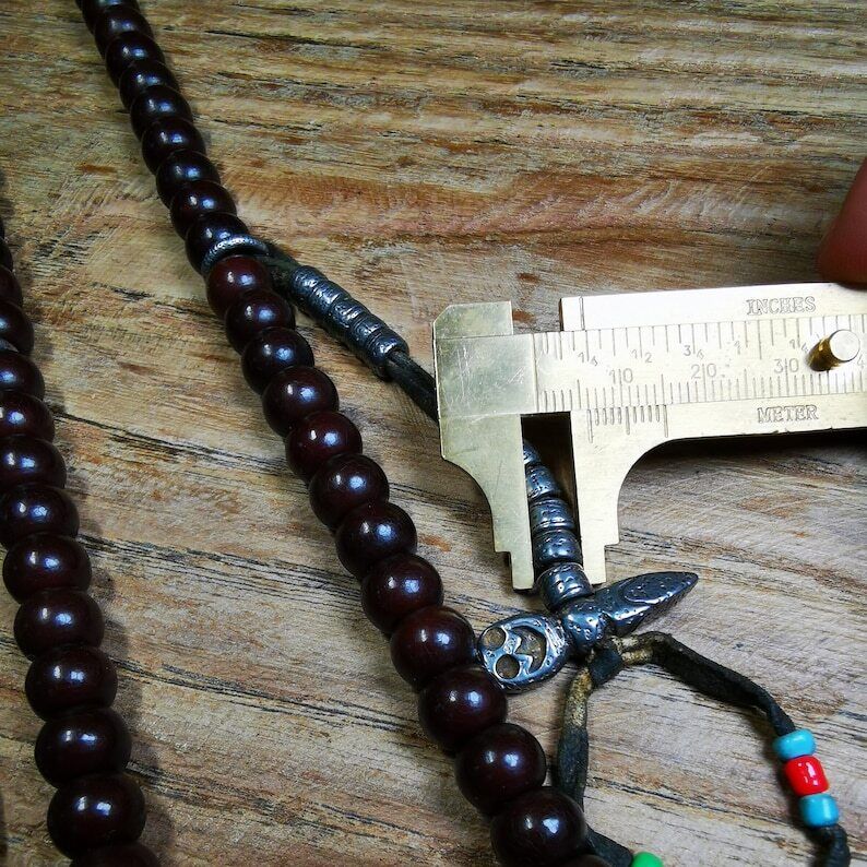 108 10 mm Bodhi-Wurzel-Mala, 89,4 cm