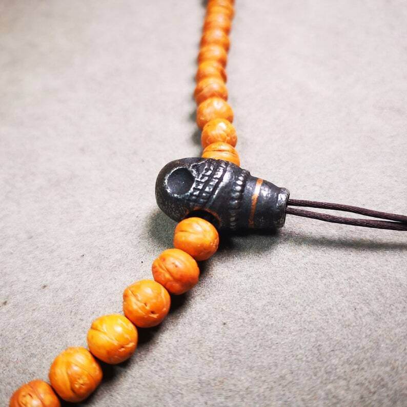 Mala Guru Bead, T-drilled 3-Hole Connector Bead - Gandhanra-ART