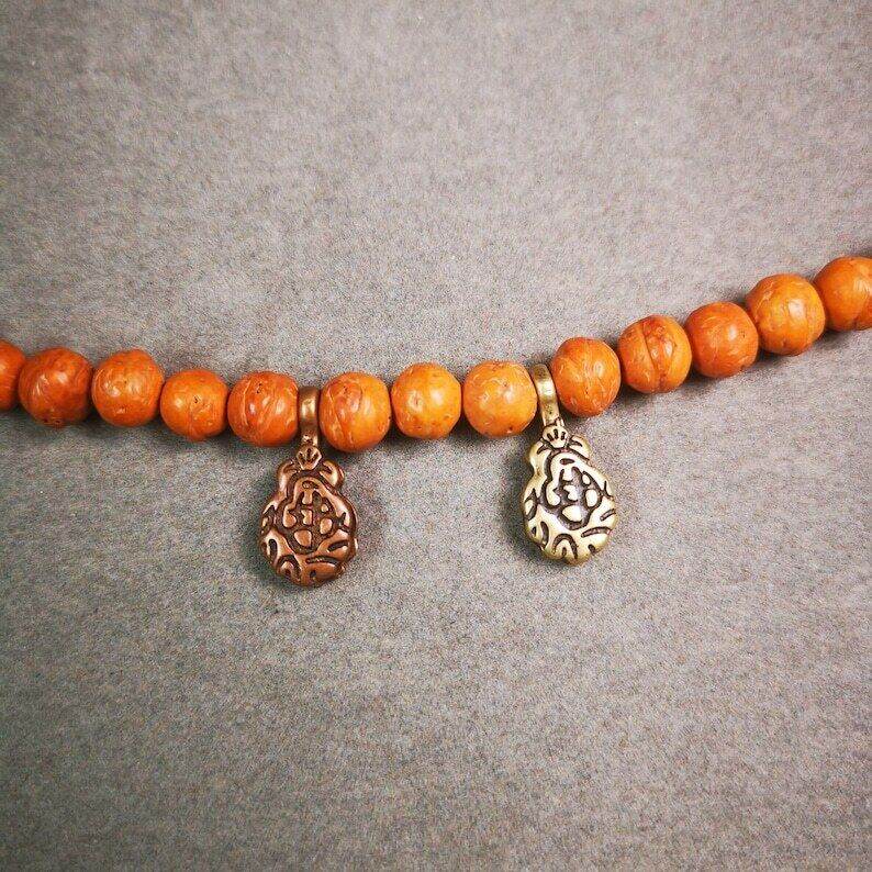Buddhist Mala Counter Clip,Mani Jewel Bum Counter Clip for Prayer Beads - Gandhanra-ART