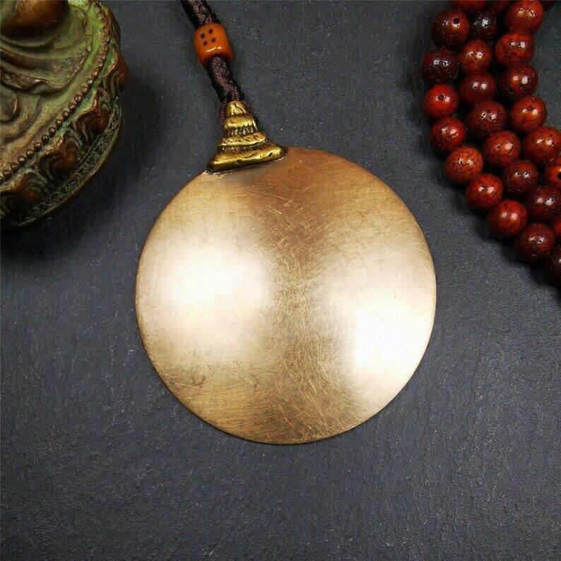 Amulet,Melong Mirror, SIPAHO(srid pa ho),Jiugong Bagua Badge - Gandhanra-ART