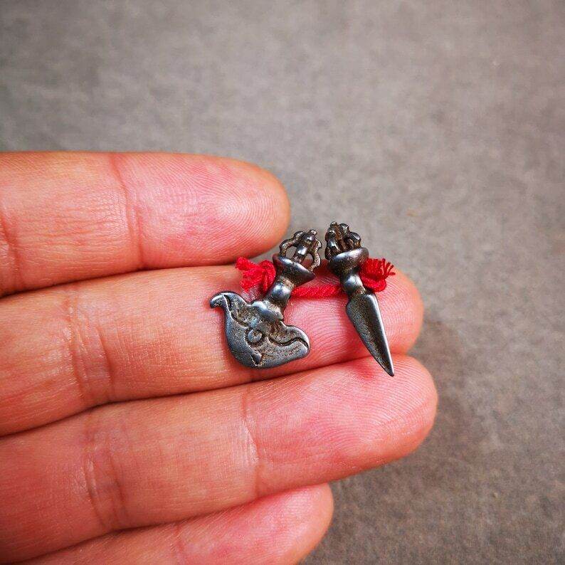 Mala Pendant,Mini Phurba and Kartika - Gandhanra-ART