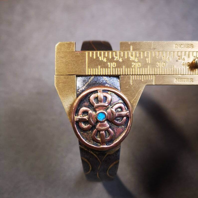 Bangle,Unique Cross Vajra Cuff Bracelet,Protection Jewelry - Gandhanra-ART