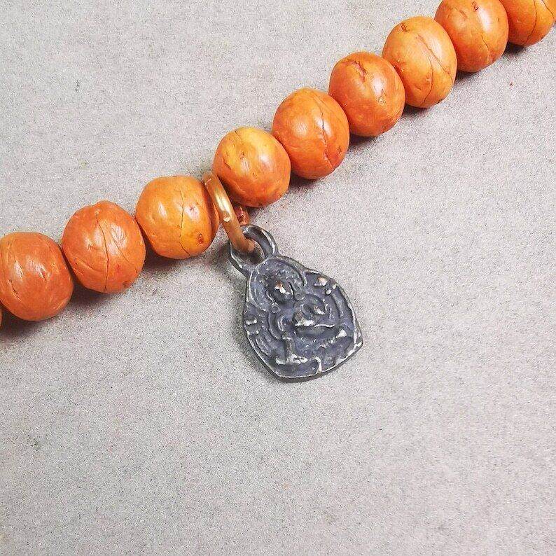 Mala Pendant,Yellow Jambhala Amulet - Gandhanra-ART