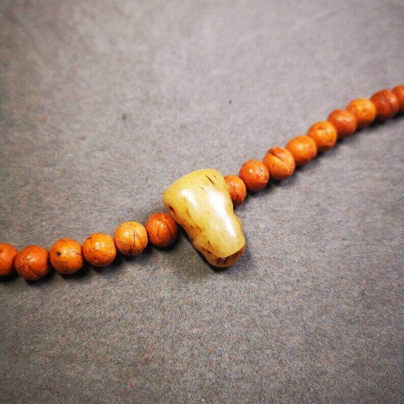 Guru Bead, T-drilled 3-Hole Bead for Prayer Bead - Gandhanra-ART
