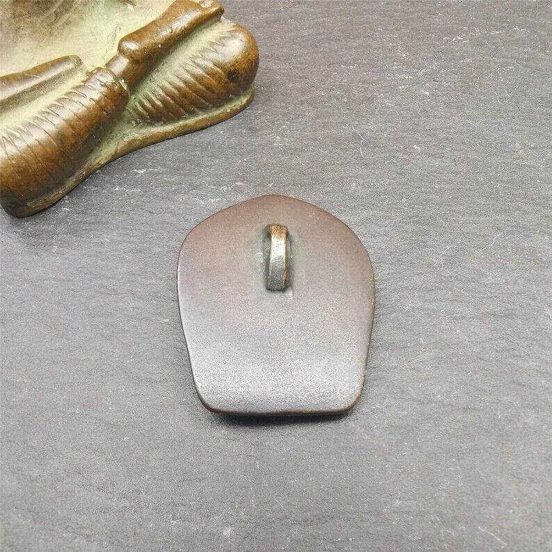 Buddhism Kalacakra-vajra Amulet Badge,60 years old - Gandhanra-ART