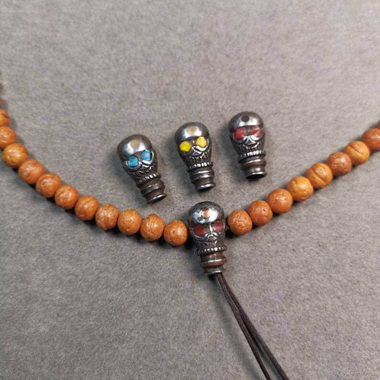 Mala Guru Bead, T-drilled 3-Hole Connector Bead - Gandhanra-ART